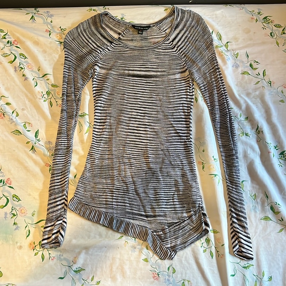 Black and White Long Sleeve